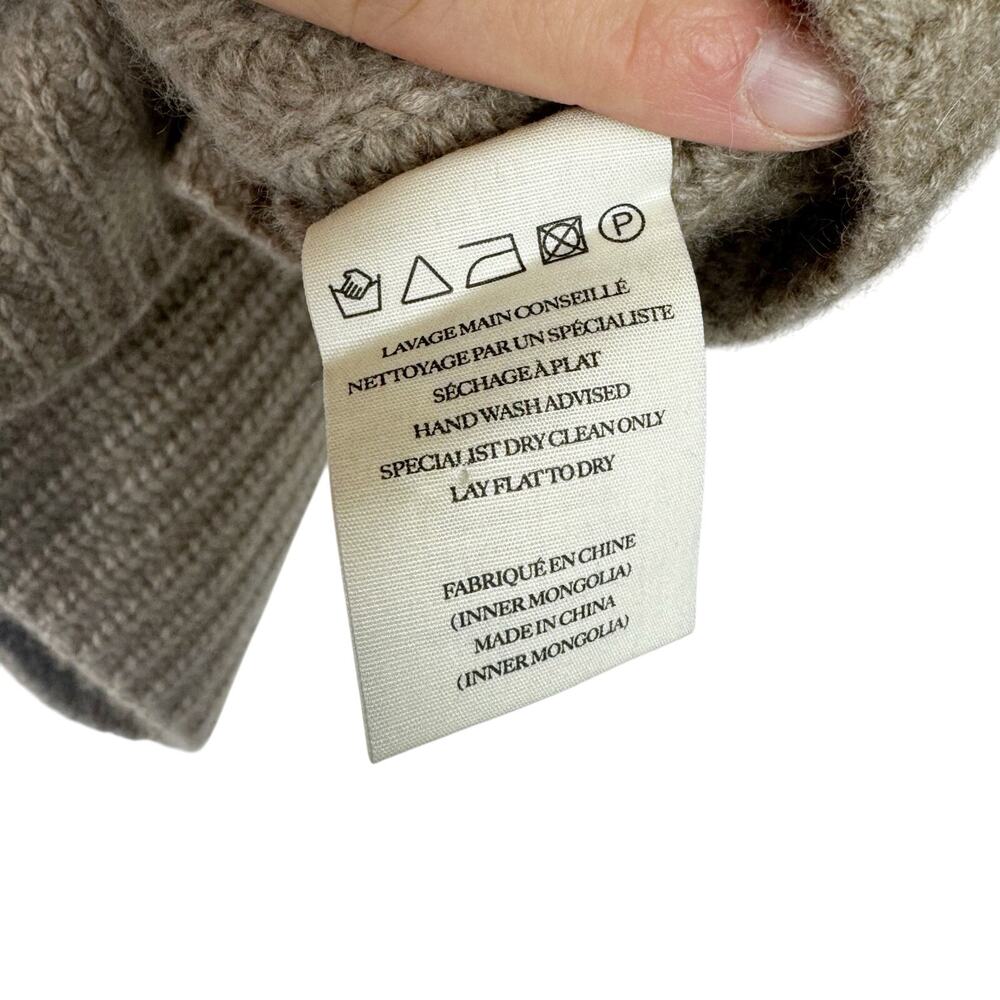 LOULOU STUDIO Rasa 100% Cashmere Cardigan XS Beige Knit Parisian Minimalist RARE - Picture 3 of 6